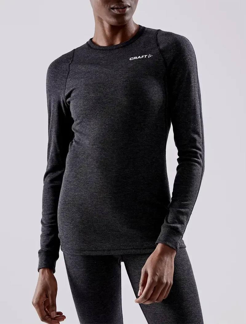Craft Extra warm Merino wollen Thermoshirt dames - Lange Mouw