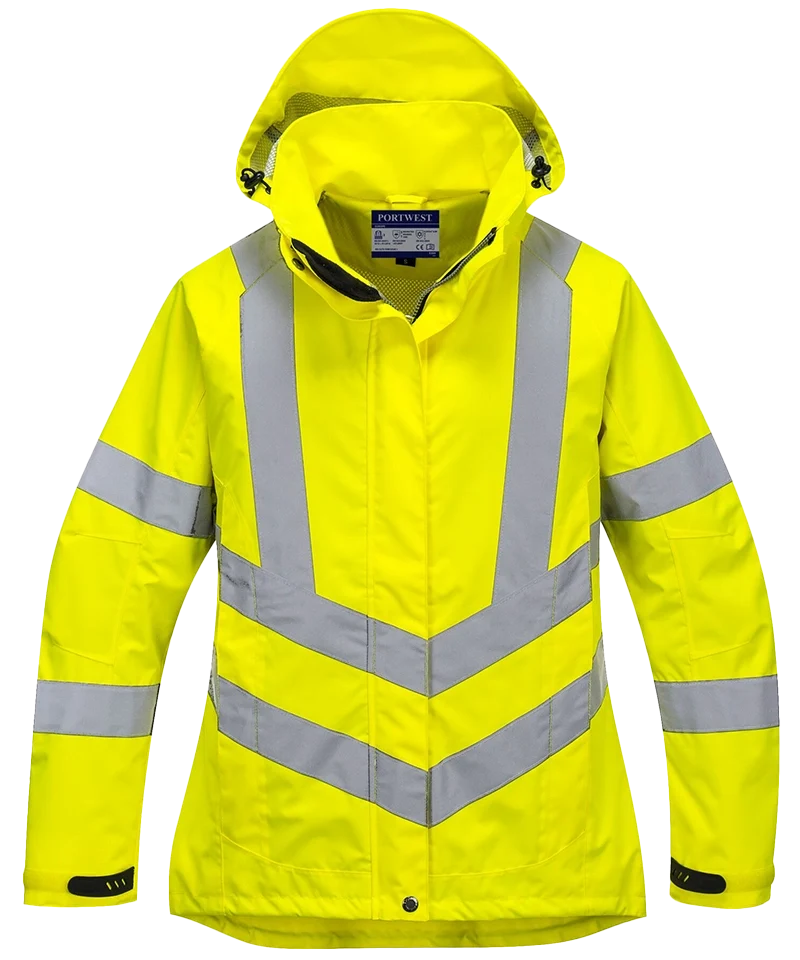 Dames ademende werkjas High-visibility LW70