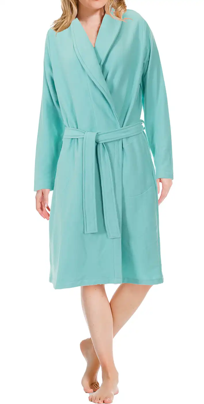Pastunette - Dames Badjas met bamboe - Aqua