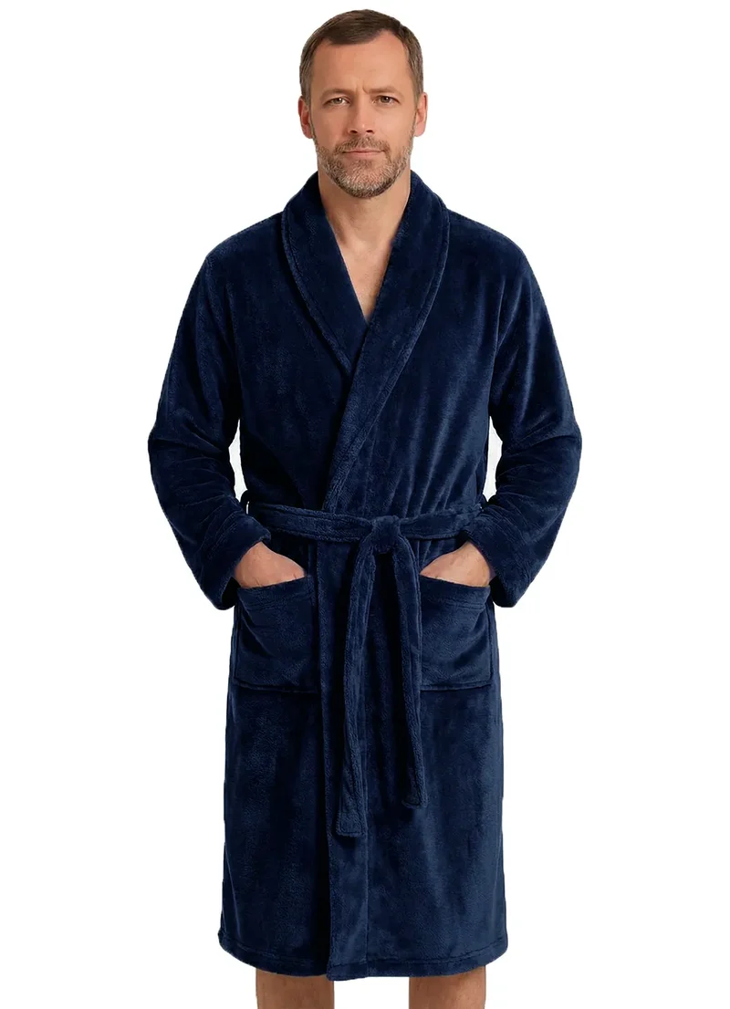 HL-tricot heren Fleece Badjas - Comfort