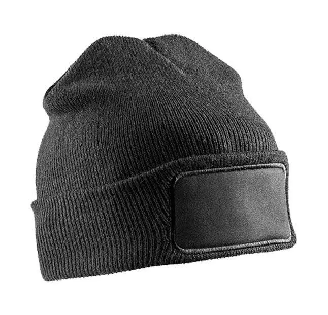 Gebreide muts Thinsulate met patch