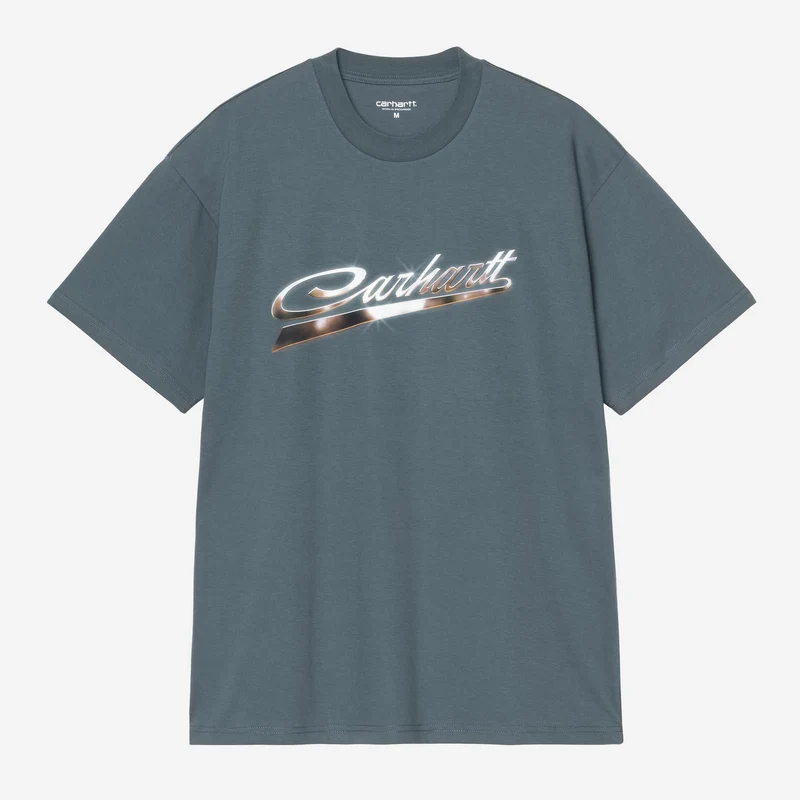 Carhartt WIP Heren Vroooom T-shirt | Kantoorblauw