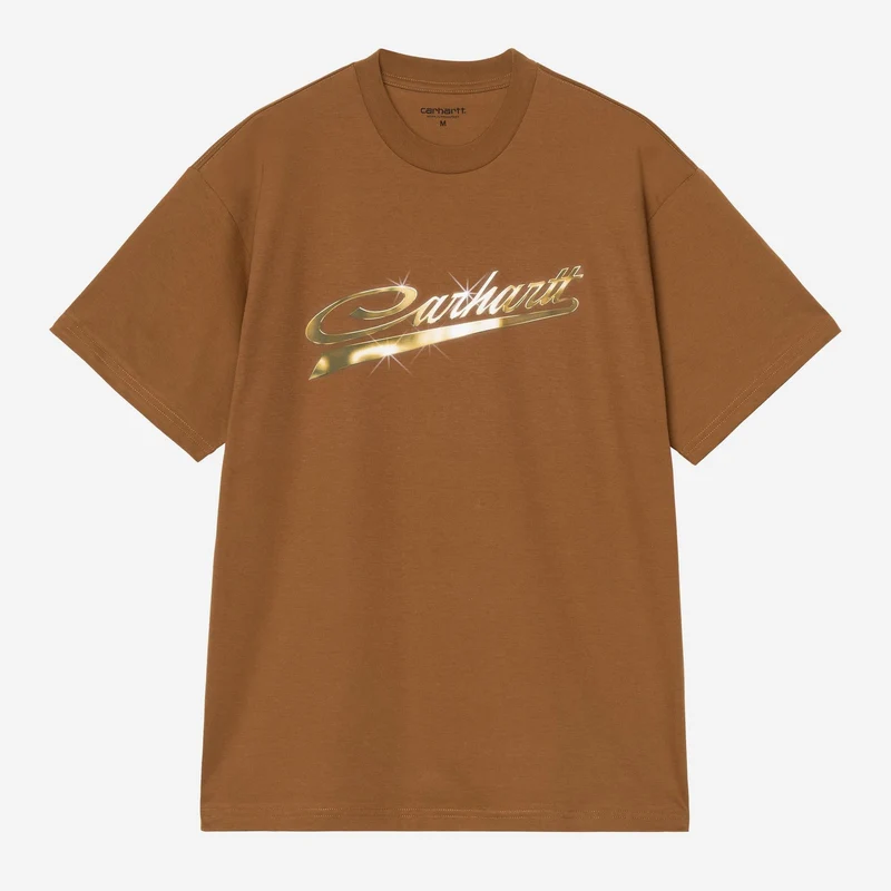 Carhartt WIP Heren Vroooom T-shirt | Hamilton Brown