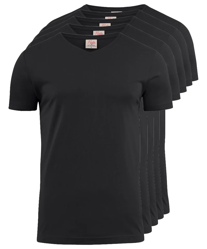 T-shirt pakket v-hals Printer 5 pack