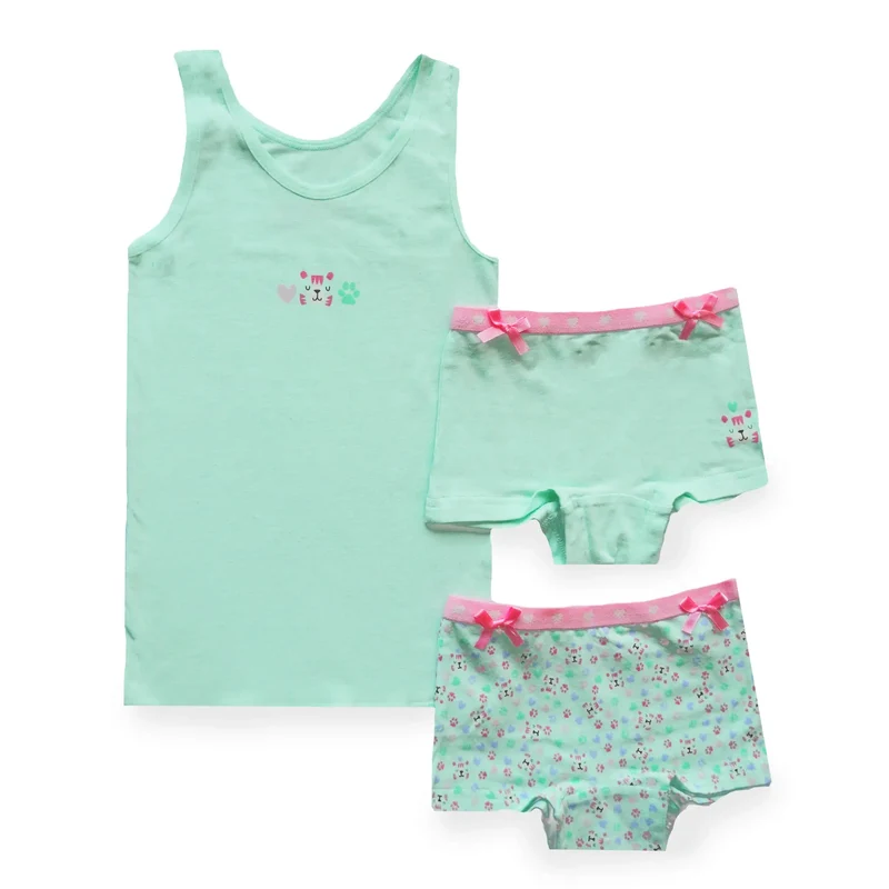 Funderwear meisjes setje Tiger - Onderbroek & Hemdje