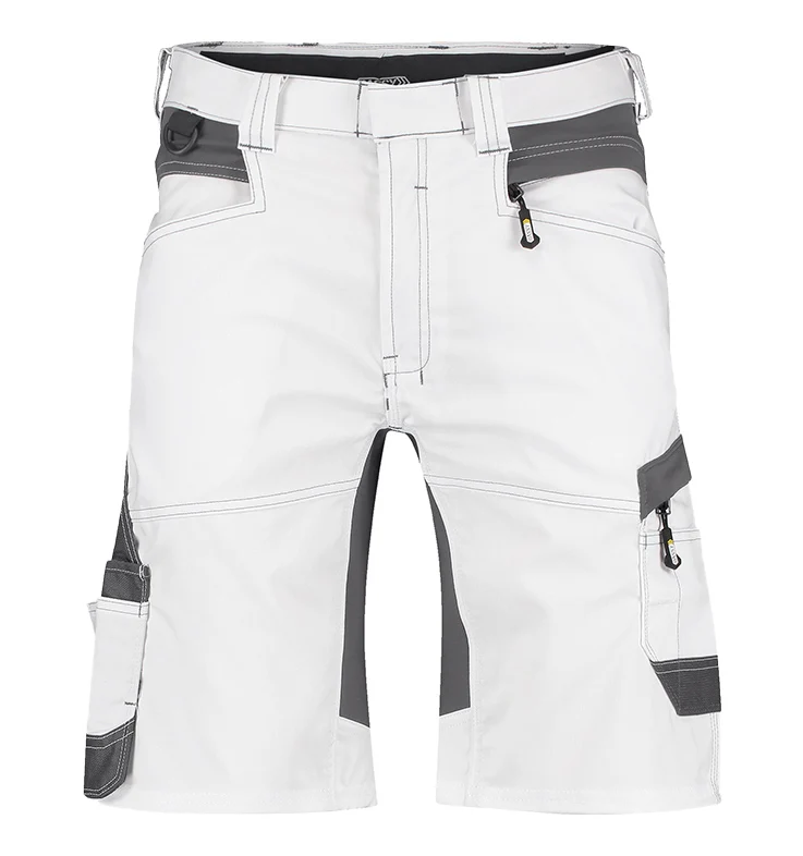 Korte werkbroek Dassy Axis stretch wit