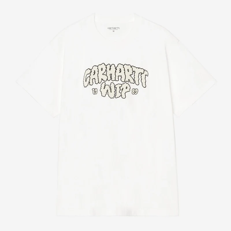Carhartt WIP Heren T-shirt met wolkenprint | Wit