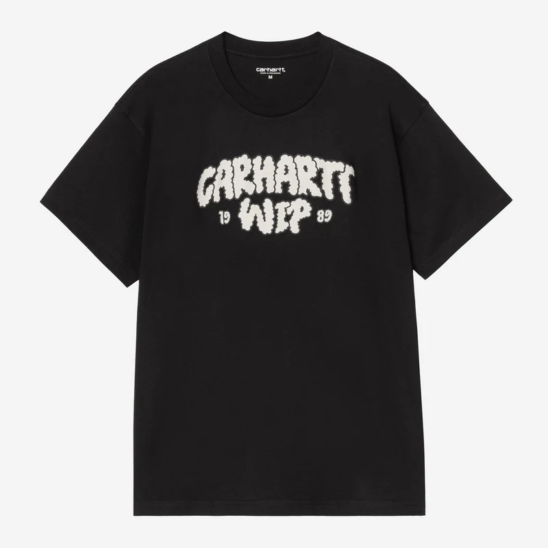 Carhartt WIP Heren T-shirt met wolkenprint | Zwart