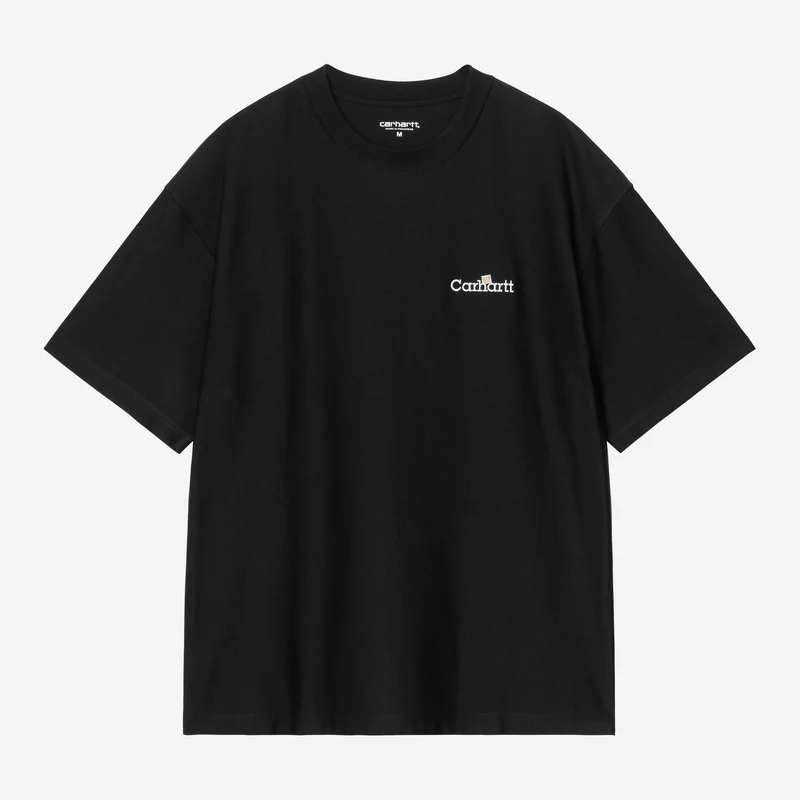 Carhartt WIP Heren WIP Label T-shirt | Zwart