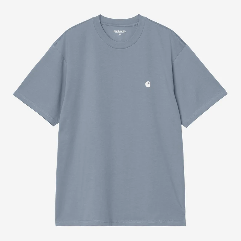 Carhartt WIP Madison T-shirt voor heren | Fluweelblauw en wit