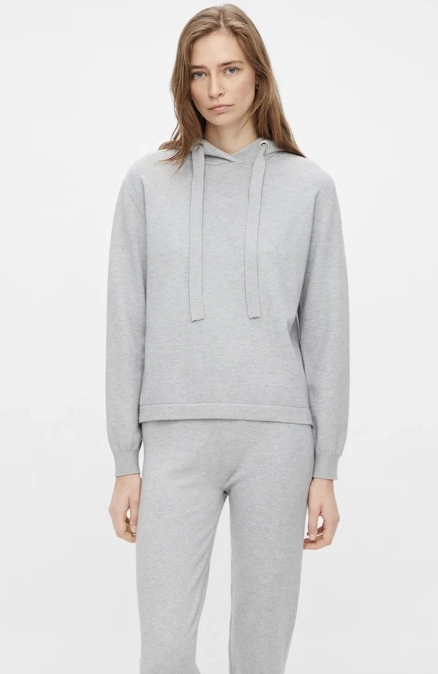Pieces Lounge shirt / Hoodie - Grey Melange