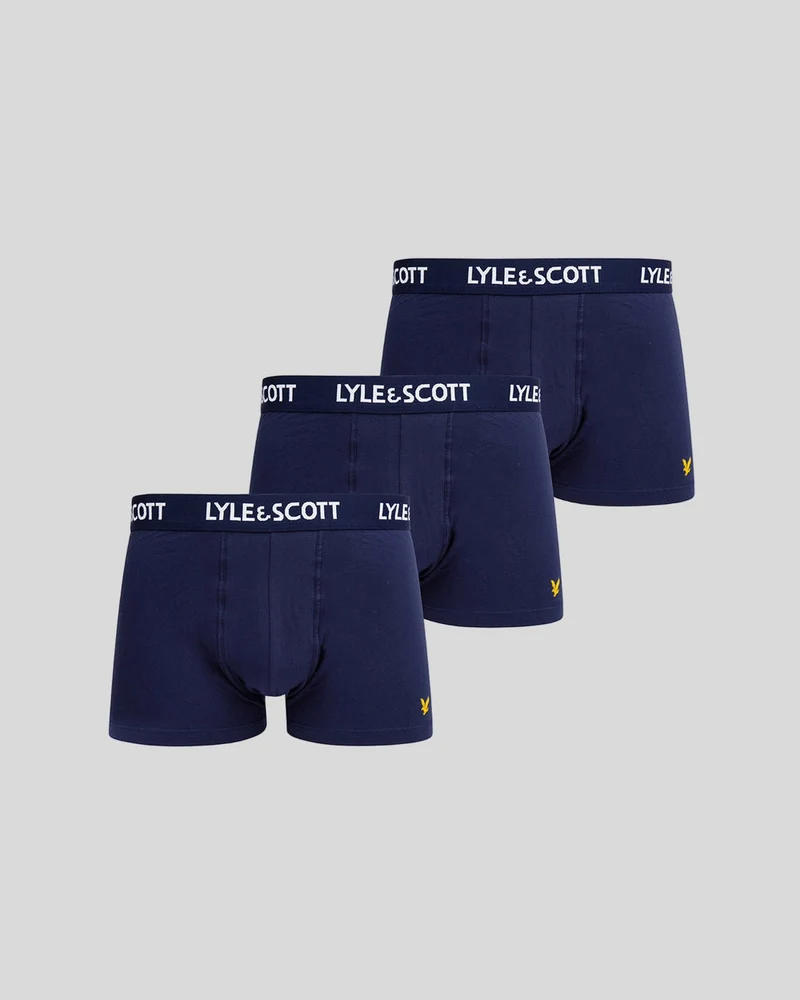Lyle & Scott Barclay boxershorts voor heren | 3-pack | Peacoat