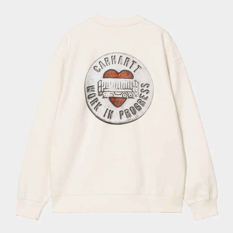 Carhartt WIP Dames Sweattop met knopen | Wax