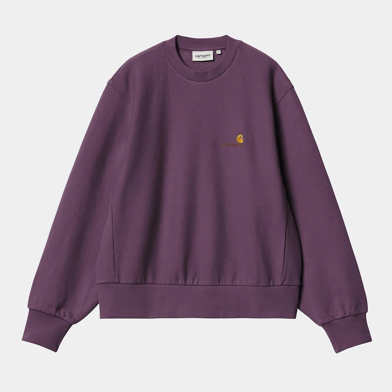 Carhartt WIP DAMES American Script Sweatshirt | Bosbes