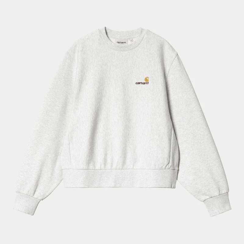 Carhartt WIP DAMES American Script Sweatshirt | Ash Heather