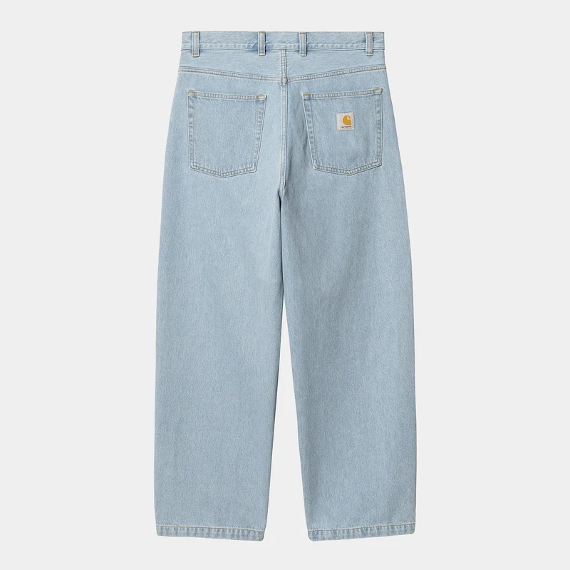 Carhartt WIP HEREN Brandon Smith denim broek | Blauw zwaar gebleekt