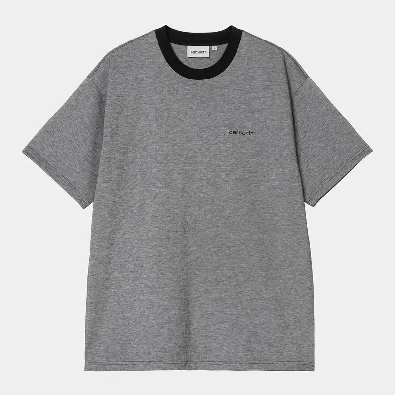 Carhartt WIP Heren Piqué T-shirt | Zwart