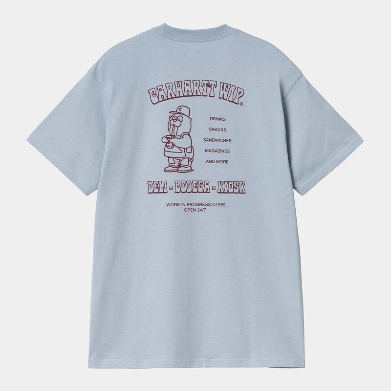Carhartt WIP Sandwich T-shirt voor heren | Blauwe mist