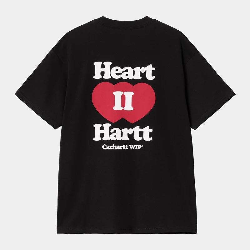 Carhartt WIP Heren Heart II Hartt T-shirt | Zwart