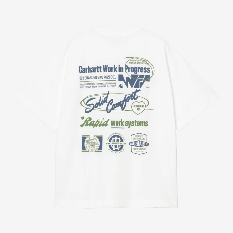 Carhartt WIP Heren Networks T-shirt | Wit