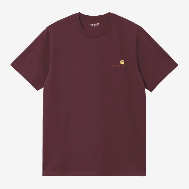 Carhartt WIP Heren T-shirt met korte mouwen American Script T-shirt | Rondo