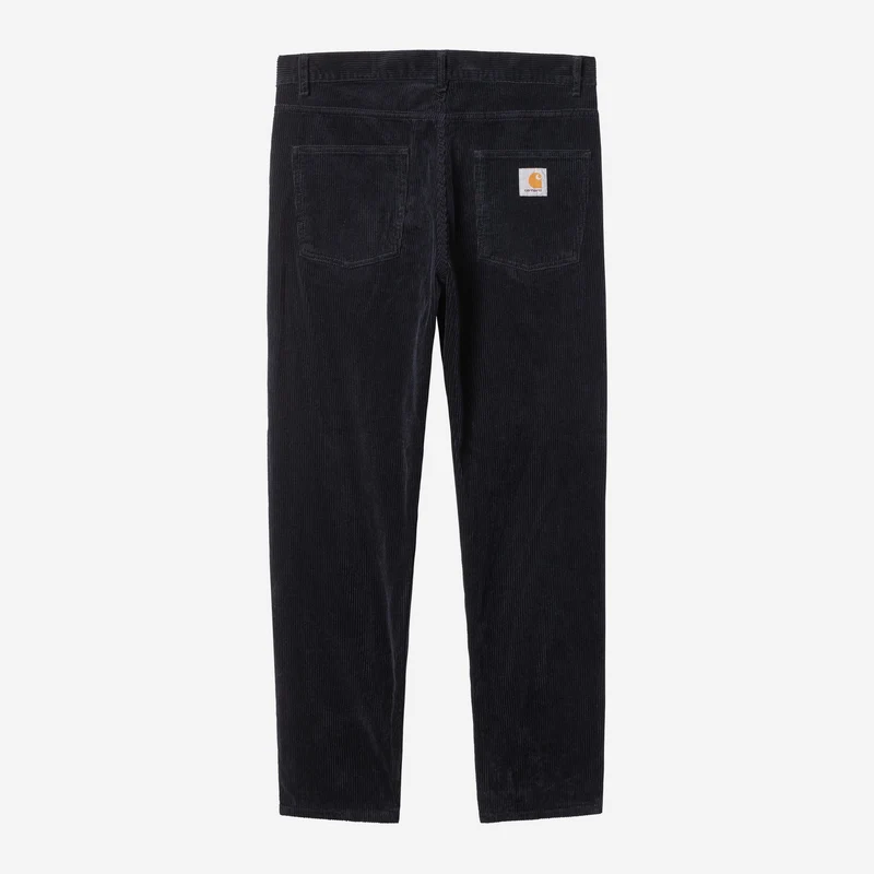 Carhartt WIP HEREN Newel Ford corduroy broek | Donkerblauw gewassen