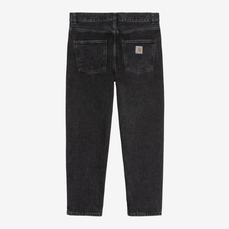 Carhartt WIP HEREN Newel Broek | Zwart met steenwassing