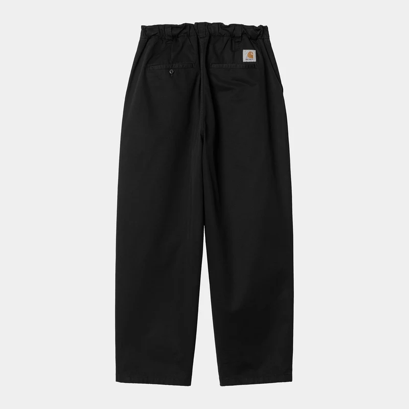 Carhartt WIP Heren Marv Lenexa Twill-broek - Zwart Stone Washed