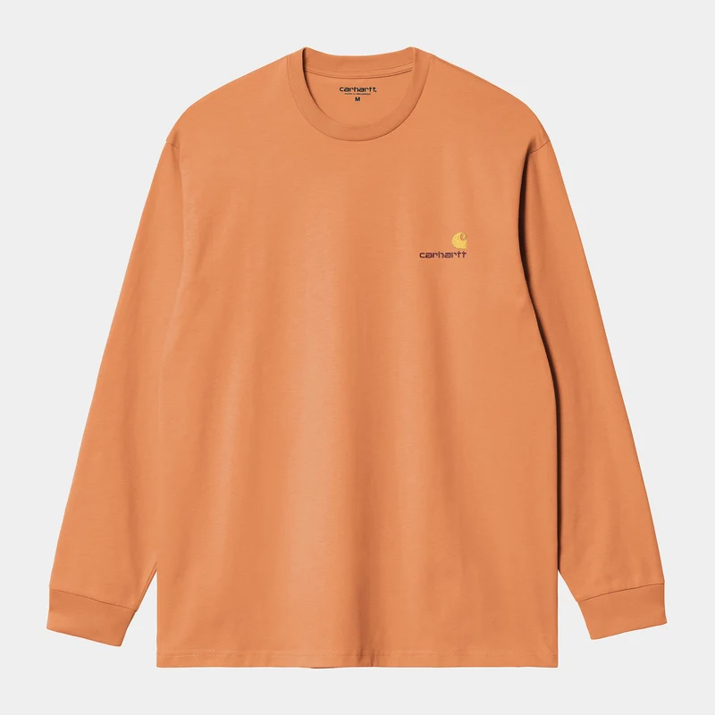 Carhartt WIP HEREN American Script T-shirt met lange mouwen | Redhaven