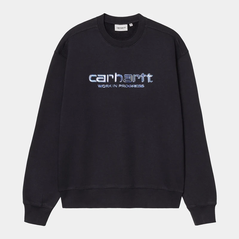 Carhartt WIP Heren Solar Chrome Sweatshirt | Donkerblauw