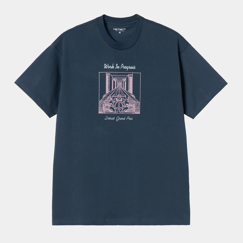 Carhartt WIP Heren Racer T-shirt | Donkerblauw