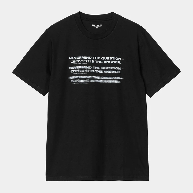 Carhartt WIP Heren Nevermind T-shirt | Zwart