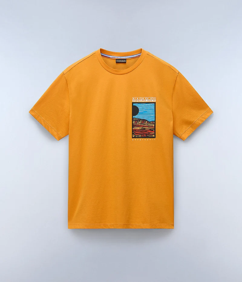 Napapijri Heren Valdor T-shirt - Abrikoos
