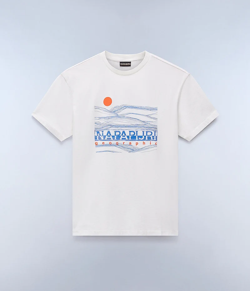 Napapijri Heren Buti T-shirt - Witte Reiger