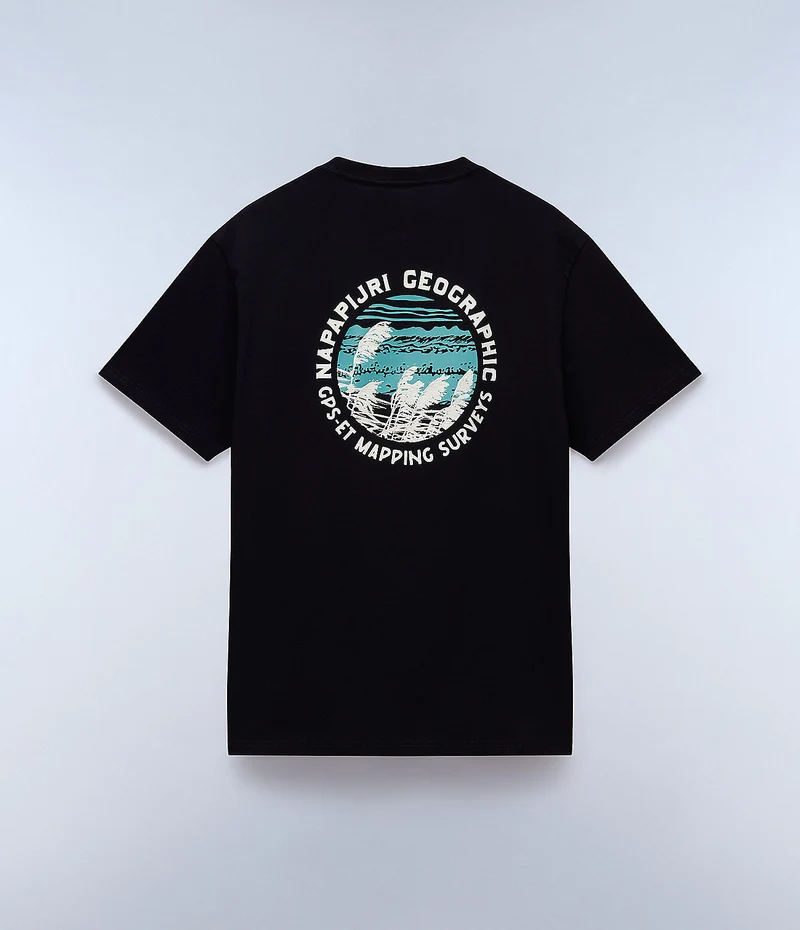Napapijri Heren T-shirt van Vignoni - Black Beauty