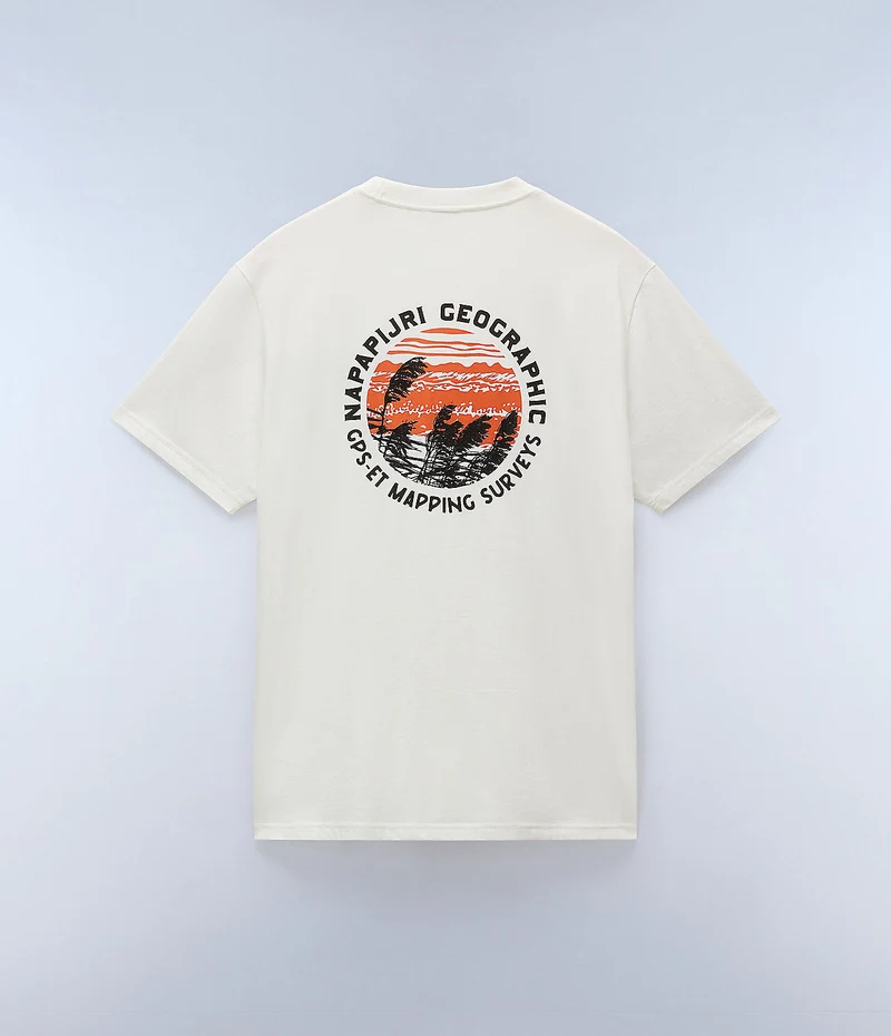Napapijri Heren T-shirt van Vignoni - Witte Reiger