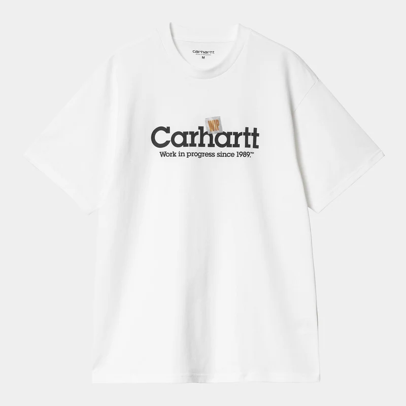 Carhartt WIP Heren Label Script T-shirt | Wit