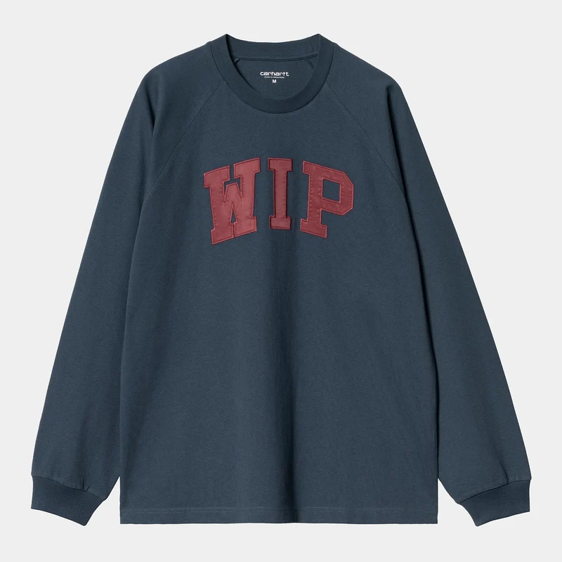 Carhartt WIP Heren WIP Work T-shirt met lange mouwen | Donkerblauw