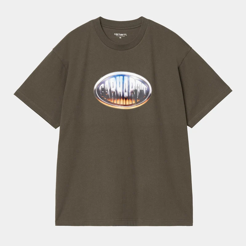 Carhartt WIP Heren Big Time T-shirt | Cipresgroen
