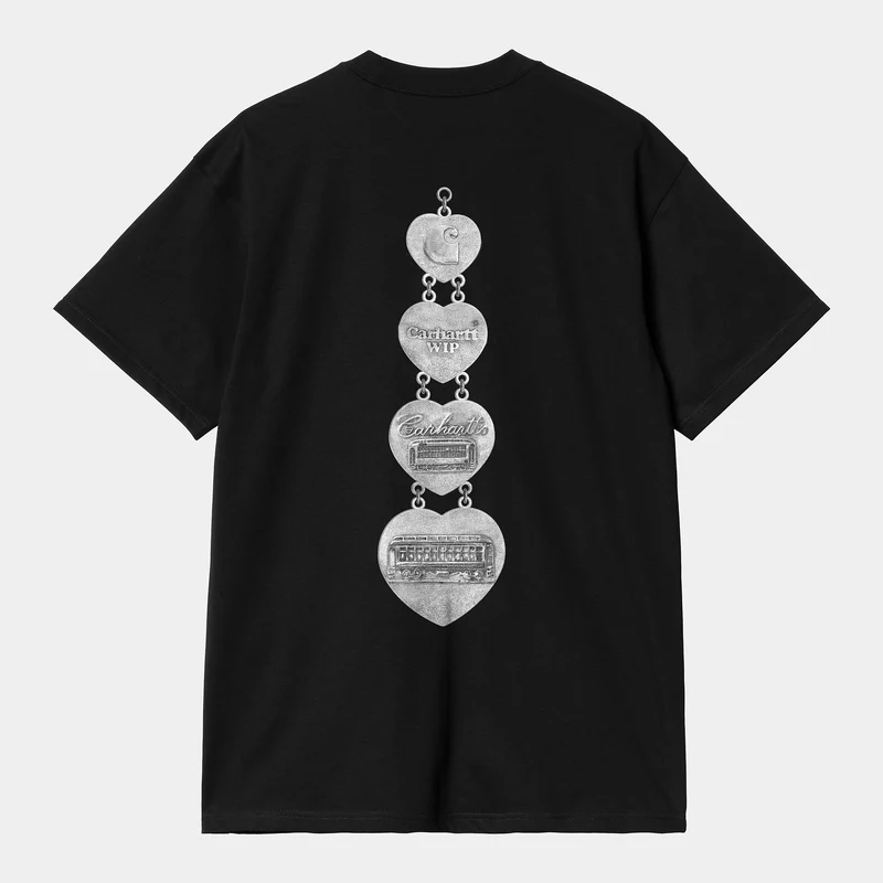 Carhartt WIP Heren Hartt Chain T-shirt | Zwart