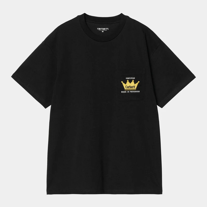 Carhartt WIP Heren Crown Pocket T-shirt | Zwart