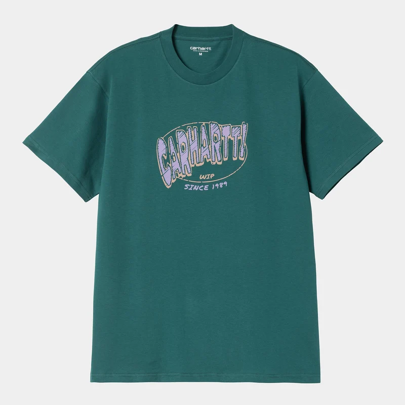 Carhartt WIP Heren Hot Script T-shirt | Regenwoud