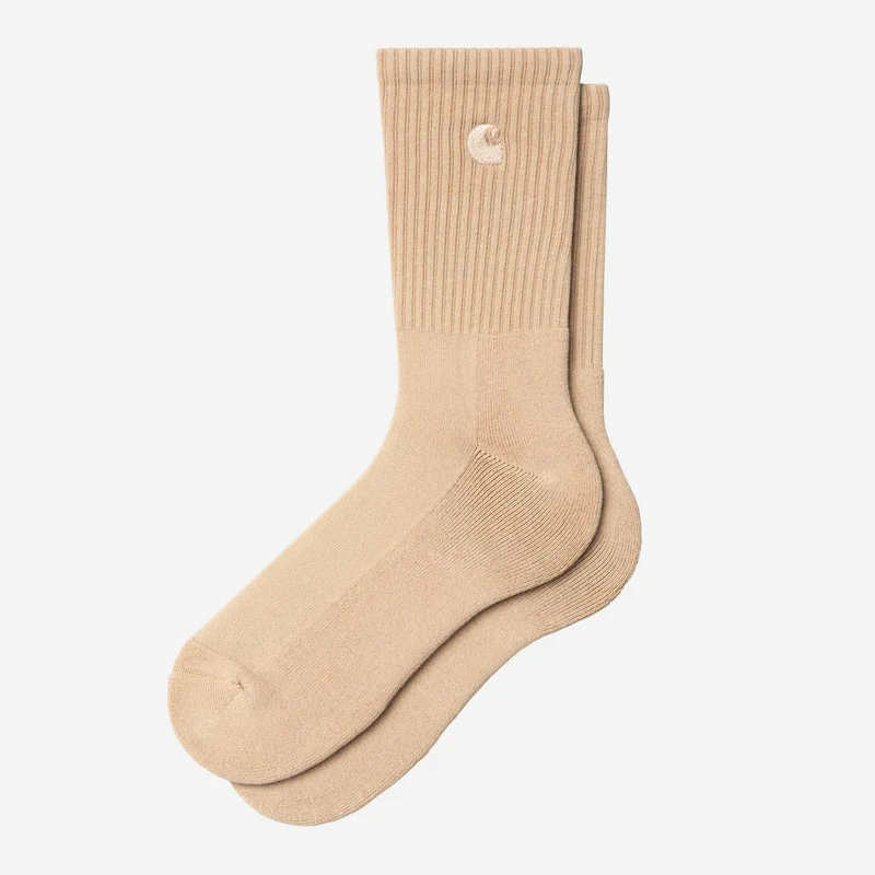Carhartt WIP Herensokken Hudson | Dusty Hamilton Brown Chalk Wash