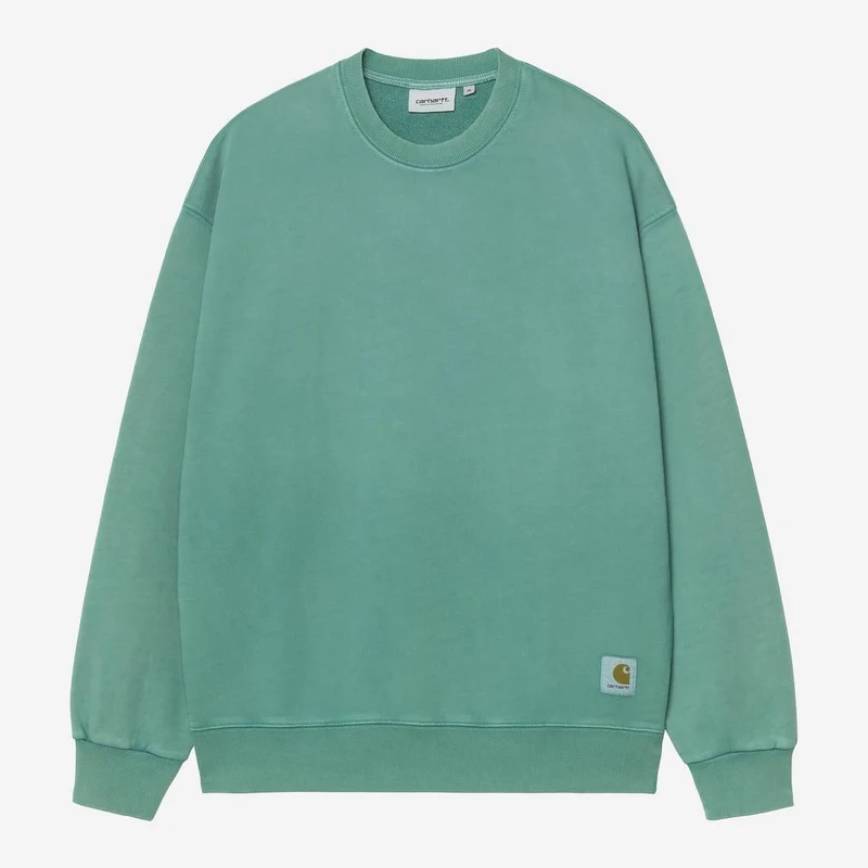 Carhartt WIP Heren Hudson Chalk Wash Sweat Top | Saguaro