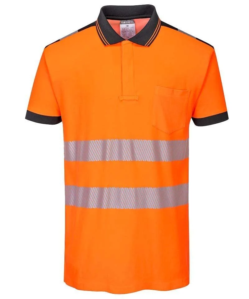 Portwest high-visibility poloshirt Vision oranje T180