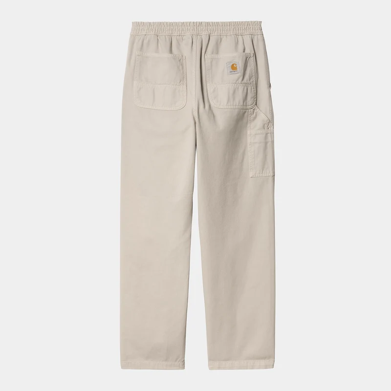 Carhartt WIP HEREN Flint Moraga Twill Pant - Fleur Del Sel kledingstuk geverfd