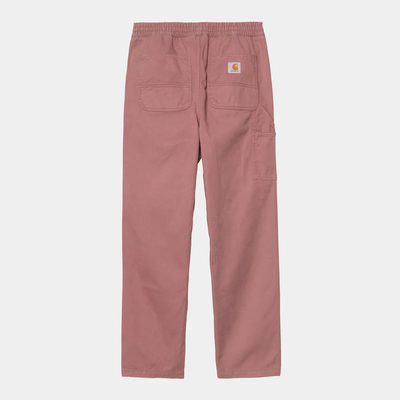 Carhartt WIP HEREN Flint Moraga Twill Pant - Donkerroze, geverfd