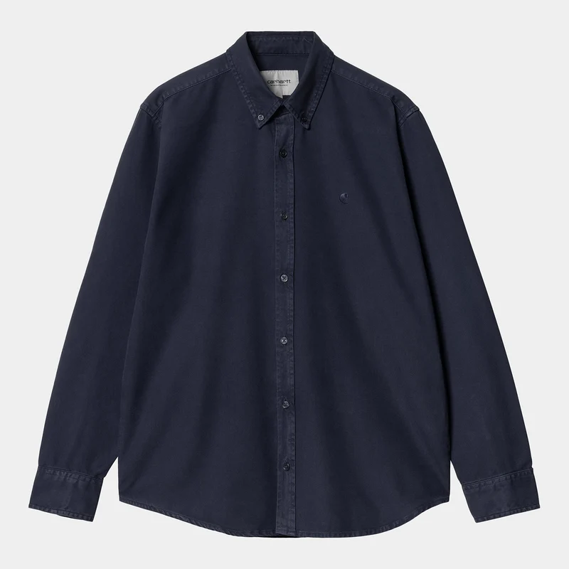 Carhartt WIP Heren Bolton Shirt - Luchtmachtblauw
