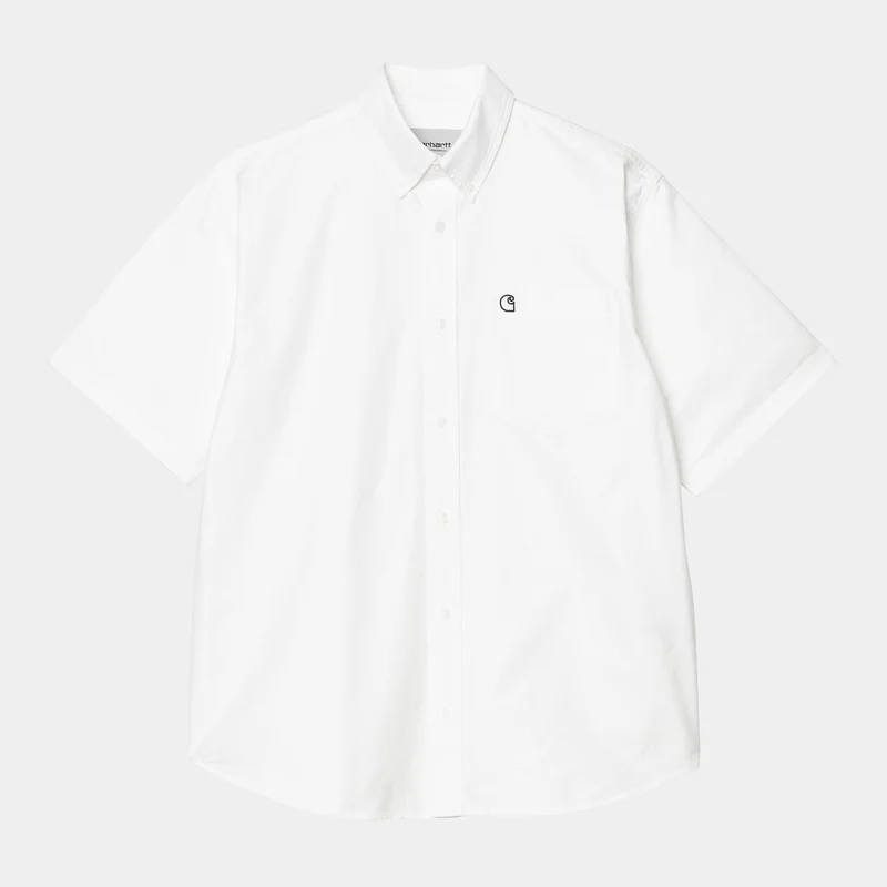 Carhartt WIP Heren Braxton Shirt - Wit