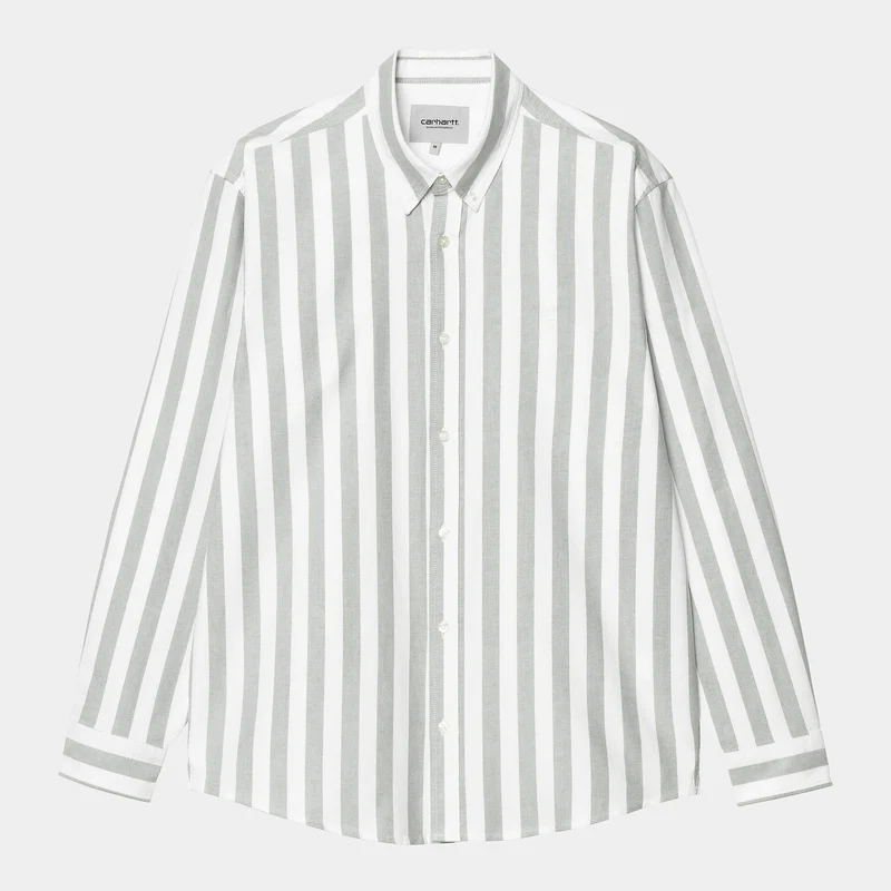 Carhartt WIP Heren Dillion Stripe Shirt - Wit